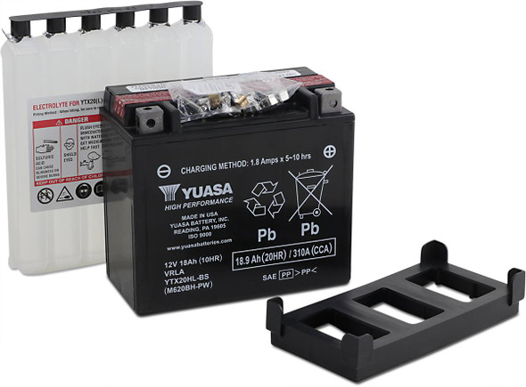 Yuasa - YTX20HLBSPW - AGM Battery - YTX20HL-BS-PW .93 L Yuasa - YTX20HLBSPW - AGM Battery - YTX20HL-BS-PW .93 L