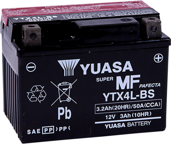 Yuasa - YTX4LBS - AGM Battery - YTX4L-BS - .174 L Yuasa - YTX4LBS - AGM Battery - YTX4L-BS - .174 L