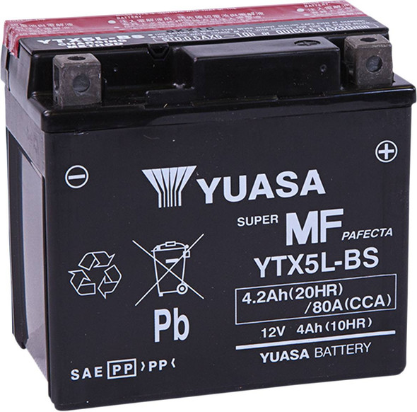 Yuasa - YTX5LBS - AGM Battery - YTX5L-BS - .24 L Yuasa - YTX5LBS - AGM Battery - YTX5L-BS - .24 L