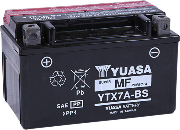 Yuasa - YTX7ABS - AGM Battery - YTX7A-BS - .33 L Yuasa - YTX7ABS - AGM Battery - YTX7A-BS - .33 L