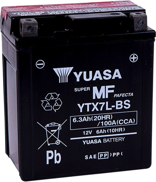 Yuasa - YTX7LBS - AGM Battery - YTX7L-BS - .33 L Yuasa - YTX7LBS - AGM Battery - YTX7L-BS - .33 L