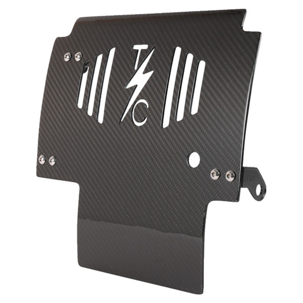 Thrashin Supply Co. - Carbon Fiber/Gloss Skid Plate fits FLHX/FLTRX Models