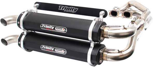 Trinity Racing - 18300402 - Stage 5 Dual Exhaust - Black