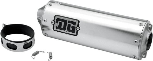 Dg Performance - 18211349 - Universal Slip-On Exhaust - Oval