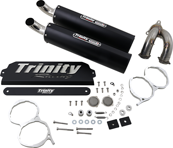 Trinity Racing - 18310975 - Stage 5 Slip-On Mufflers - Black
