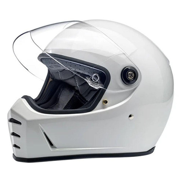  Biltwell Lane Splitter Full Face Helmet - Gloss White 