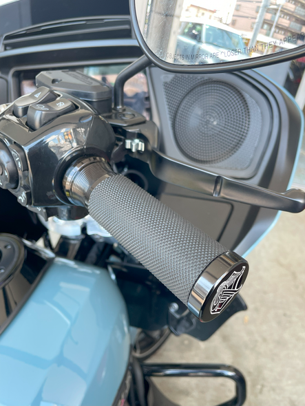 Kens Factory - NL Grips Fine Knurl fits '23-'25 FLHXS/FLTRXS Models