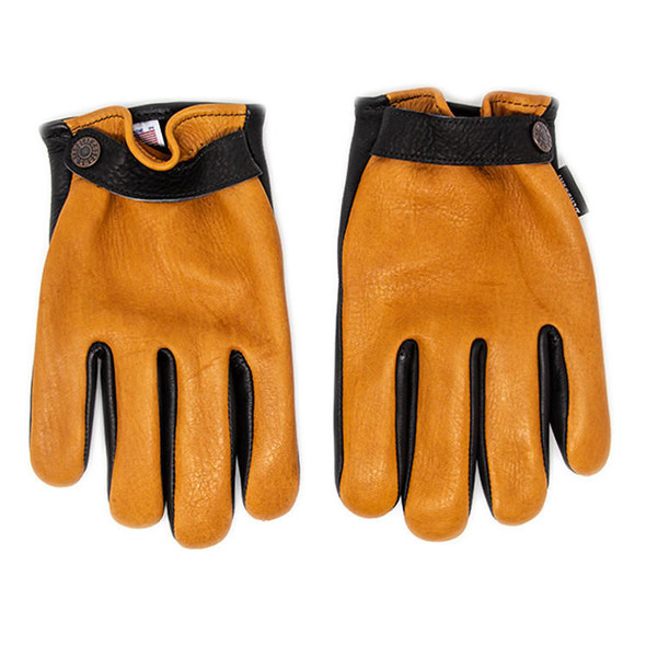 Deadbeat Customs - Jackson Two-Tone Deerskin Leather Gloves