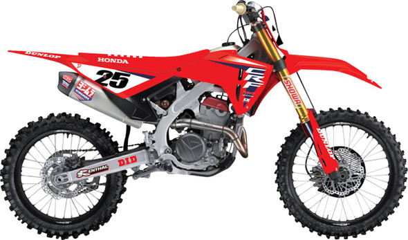 D'Cor Visuals - 20-10-205 - Graphic Kit - '25 HRC Honda - CRF150R