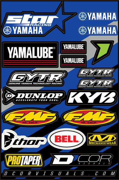D'Cor Visuals - 40-50-116 - Decal Sheet - Star Yamaha