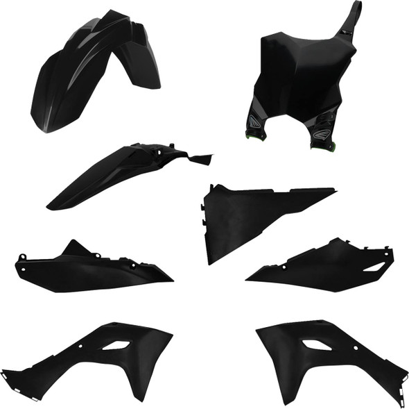 Cycra - 1CYC-9436-12 - 5 Piece Replica Body Kit - Black - Kawasaki