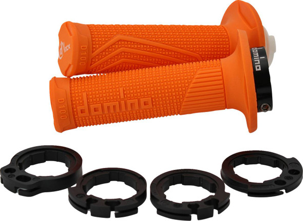Domino - D10046C4500A9-0 - D100 D-Lock Grips - Orange