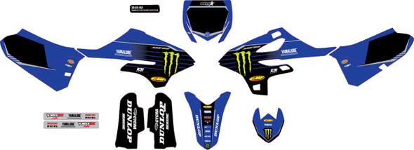 D'Cor Visuals - 20-50-153 - Graphic Kit - '22-'23 Monster Energy Star - YZ 85