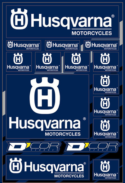 D'Cor Visuals - 40-70-100 - Decal Sheet - Husqvarna