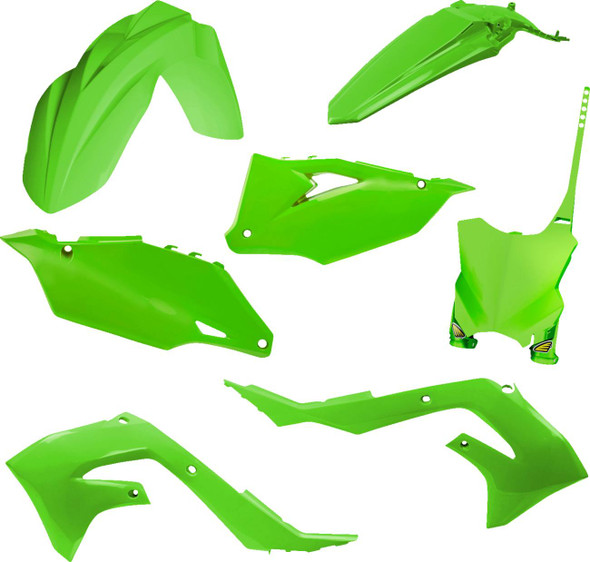 Cycra - 1CYC-9425-72 - 5 Piece Replica Body Kit - OEM Green - Kawasaki