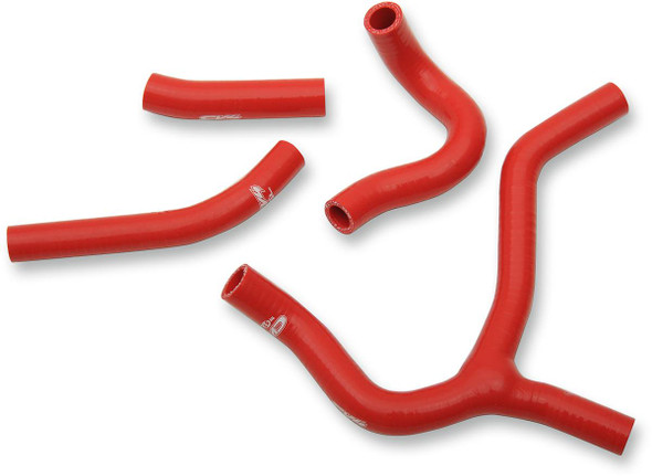 Cv4 - SFSMBC254R - Performance Radiator Hose Kit - Red - Honda