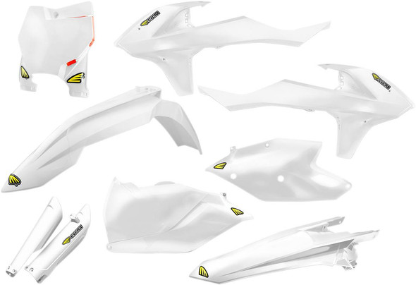 Cycra - 1CYC-9317-42 - Body Kit - Powerflow - White - SX/SX-F/XC/XC-F