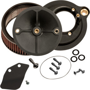S&S - Super Stock Stealth Air Cleaner Kit fits '17-'21 M8 Softail