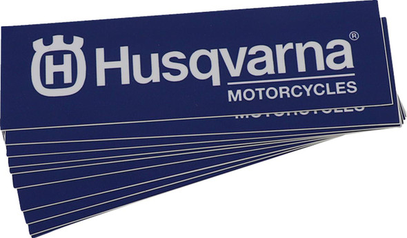 D'Cor Visuals - 40-70-107 - Husqvarna Decal - 6" - 10 Pack