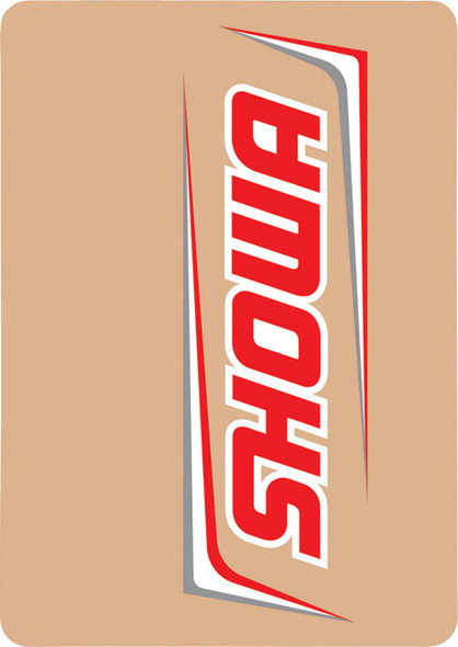 D'Cor Visuals - 40-80-115 - Upper Fork Decal - Showa - Red/White