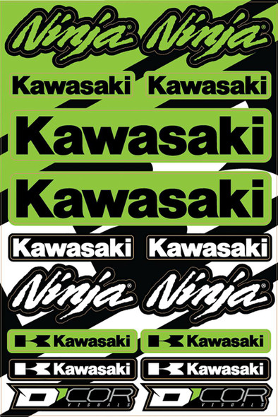 D'Cor Visuals - 40-20-102 - Decal Sheet - Kawasaki Street