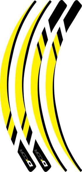 D'Cor Visuals - 40-80-219 - Rim Decal - Yellow