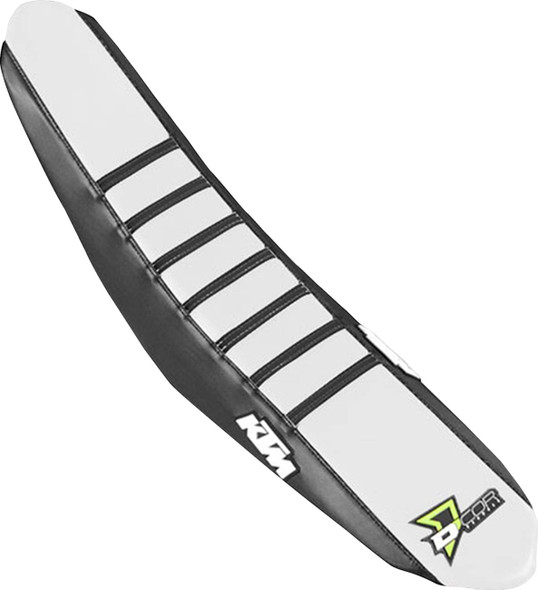 D'Cor Visuals - 30-20-478 - Seat Cover - Black/White - KX250/450 '19-'26