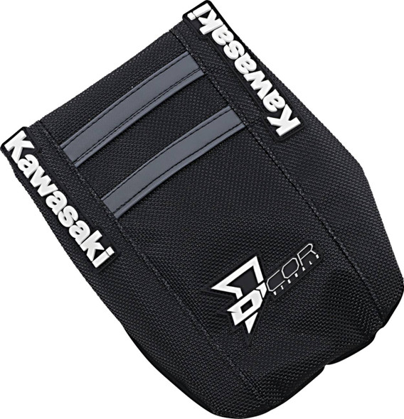 D'Cor Visuals - 30-20-481 - Seat Cover - Black/Gray - KX '19-'26