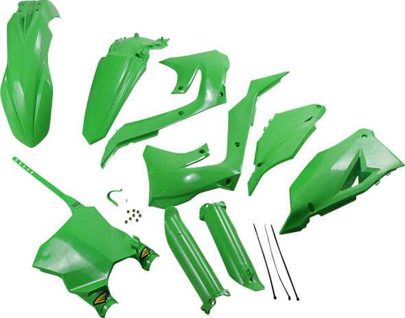 Cycra - 1CYC-9325-72 - Body Kit - Powerflow - Green - KX 250/450/F/X