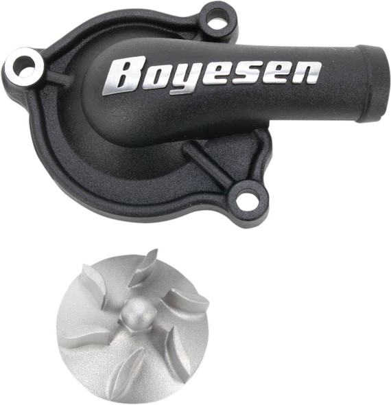 Boyesen - WPK06AB - Impeller/Waterpump Cover - Black - Honda