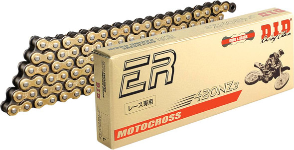 Did - 420NZ3G120RB - 420 NZ3 - High-Performance Motorcycle Chain - 120 Links - Gold