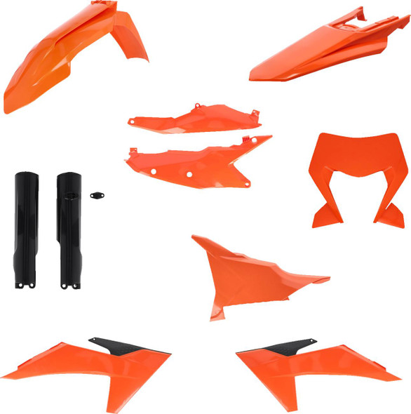 Acerbis - 2986555226 - Full Body Kit - '16 OEM Orange - KTM - EX