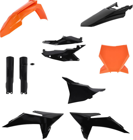 Acerbis - 2986815229 - Full Body Kit - Orange/Black - KTM - SX/XC '25