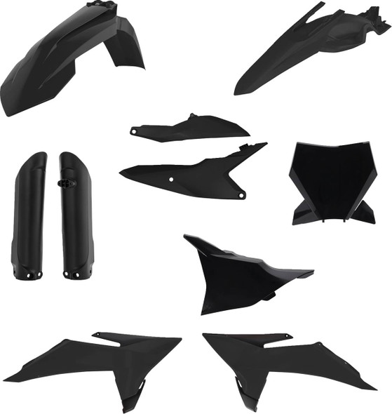 Acerbis - 2987140001 - Full Body Kit - Black - KTM - SX '25