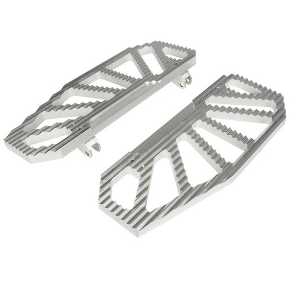 HardDrive Hard Drive - Chrome Gripmax Floorboards fits '84 & Up FLH/FLT and '84-'17 FLST Models 