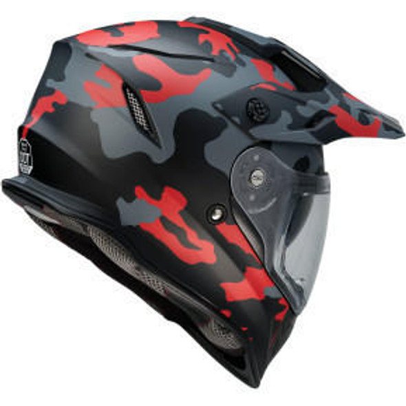  Z1R - Range Camo Helmet - Red 