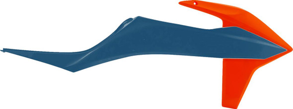 Acerbis - 2726517302 - Radiator Shrouds - Orange/Factory Blue