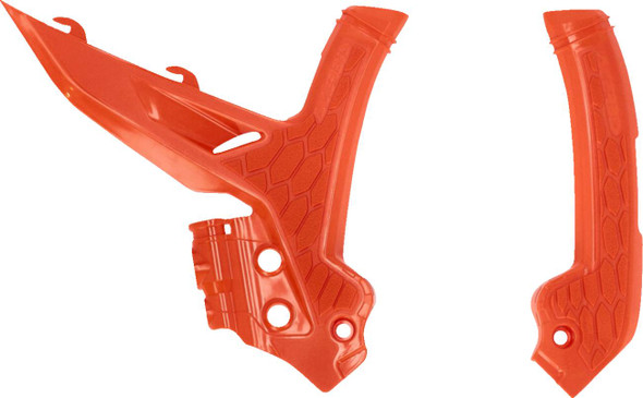 Acerbis - 2975045226 - X-Grip Frame Guards - OEM '16 Orange - KTM