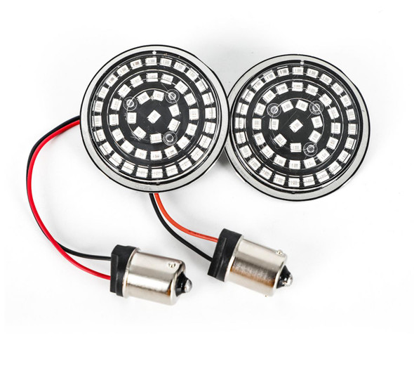 Motorcycle Supply Co. - Harley LED Turn Signal Insert - 1156 (Single Filament) - Red