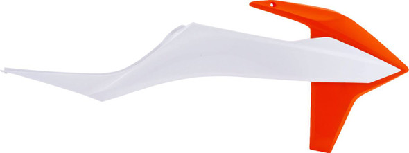 Acerbis - 2726516813 - Radiator Shroud - OEM Orange/OEM White