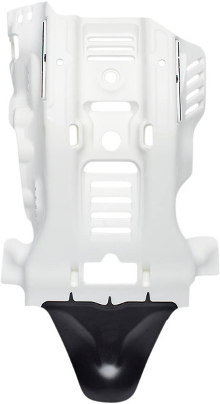 Acerbis - 2791671035 - Skid Plate - Large - White/Black - Gas Gas | Husqvarna