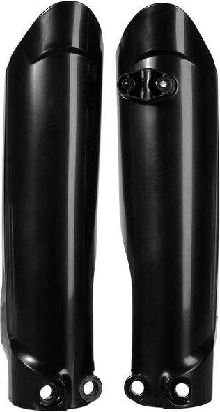 Acerbis - 2791510001 - Lower Fork Covers for Inverted Forks - Black