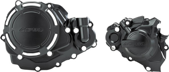 Acerbis - 2791950001 - X-Power Cover Kit - Black - Honda