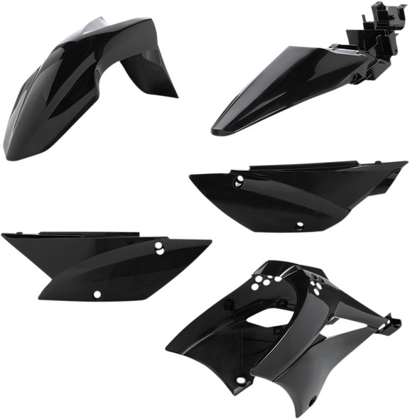 Acerbis - 2780500001 - Standard Body Kit - Black - KLX 110/L '10-'20