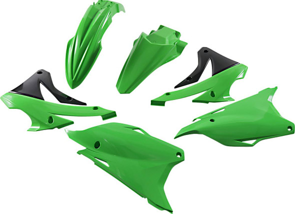 Acerbis - 2374106812 - Standard Body Kit - '20 OEM Green/Black - KX 85/100 '14-'21