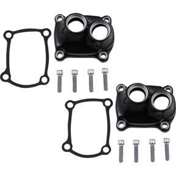 Drag Specialties - Gloss Black Tappet Block Cover fits '17 & Up Harley M8 Models Repl. OEM #25700890