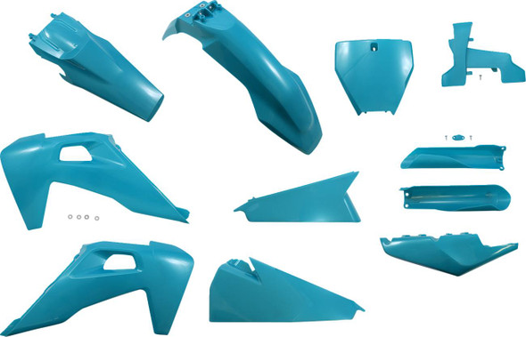 Acerbis - 2726557441 - Full Body Kit - Teal/Metallic - Husqvarna - FC/FX/TC/TX '19-'22