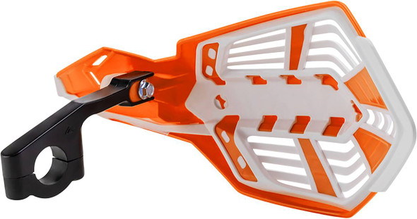 Acerbis - 2801965321 - X-Future Handguards - Orange/White