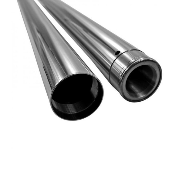 Moto Iron - Stock Length 49MM Chrome Fork Tubes fits '06-'17 Dyna Models