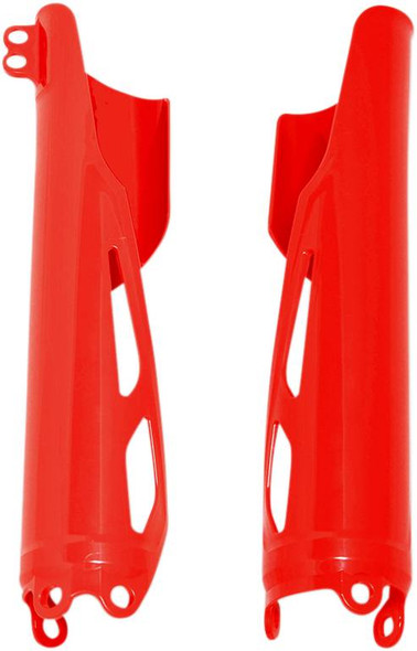 Acerbis - 2736240227 - Fork Covers - Lower - Red - Honda